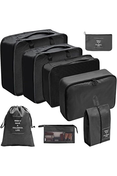 Arabest 8 PCS Lightweight Travel Luggage Organizers Set, Waterproof Luggage P...