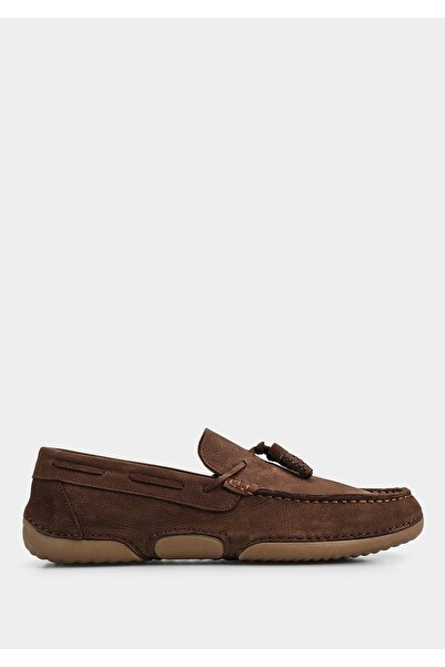 Provoq Brown Leather Men's Shoes