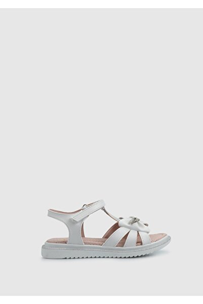 Kiddo Білі жіночі босоніжки на плоскому ходу