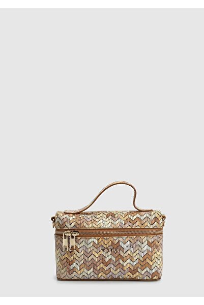 Provoq Светлокафява дамска чанта през рамо