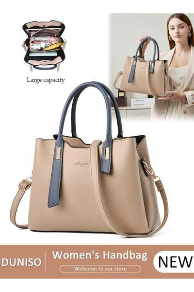 DUNISO Women's Elegant Tote Bag Handbags with Large Capacity Faux Leather Sho...