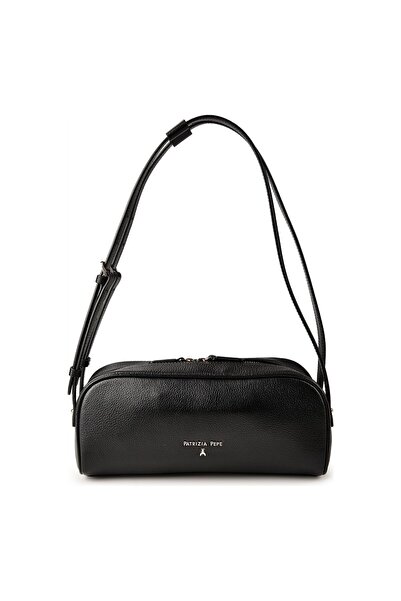 Patrizia Pepe Baguette Schultertasche Leder 28 cm