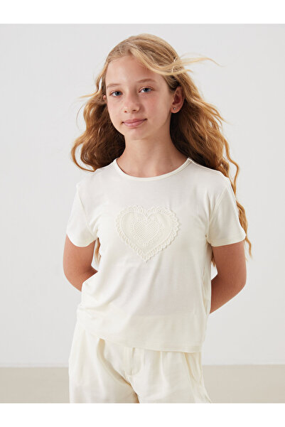 LC Waikiki Tricou de fete cu guler rotund