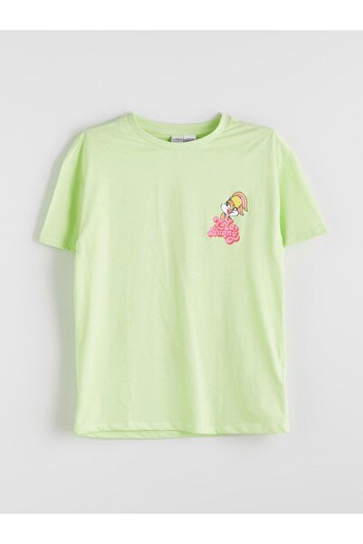 LC Waikiki Tricou de fete cu guler rotund și imprimeu Lola Bunny