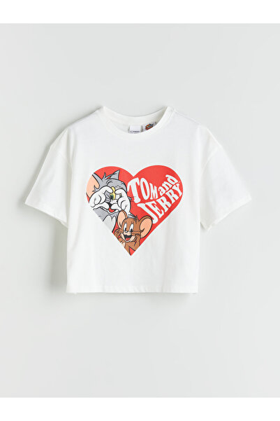 LC Waikiki Tricou de fete cu imprimeu Tom și Jerry