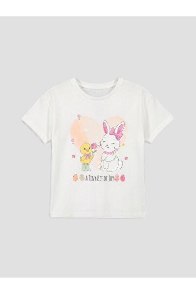LC Waikiki Tricou tricotat cu guler rotund pentru fete