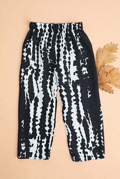 Fulla Moda Patterned Girls' Pants with Elastic Waistband