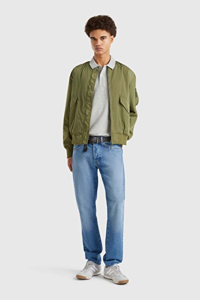 United Colors of Benetton Pantaloni din denim cu 5 buzunare, 100% bumbac, cu ...