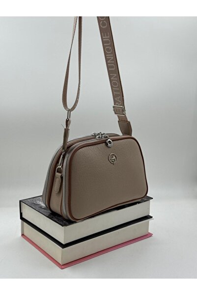 STYLE BAGS حقيبة ستايل باجز النسائية ذات الجيبين وقسم الوسط، مقاس 17×24