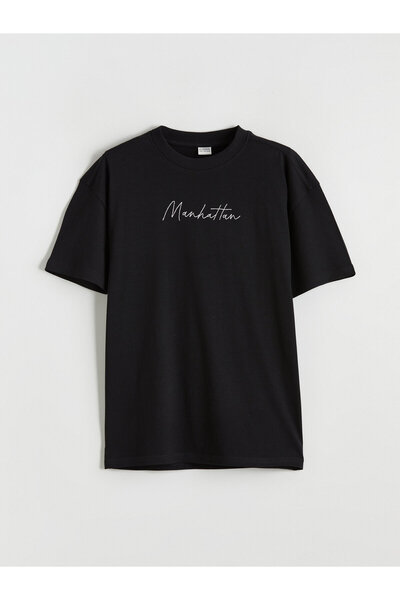 LC Waikiki Tricou pentru băiat brodat cu gât crew