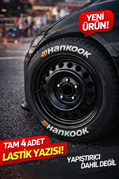 ASTUNİNG إطار سيارة هانكوك ثلاثي الأبعاد للسيارات والدراجات النارية - ملصق شر...