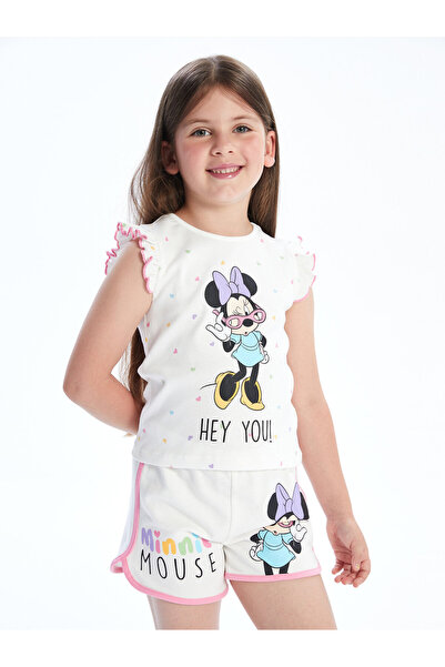 LC Waikiki Tricou de fete cu imprimeu Minnie Mouse
