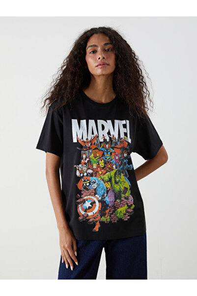 LC Waikiki Crew Neck Marvel Licensed Women's T-Shirt