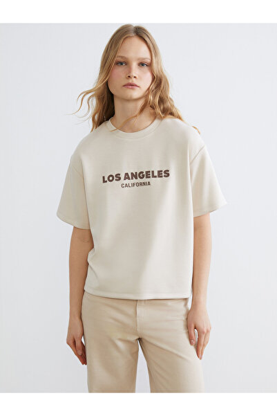 LC Waikiki Los Angeles Print Soft Touch Women's T-Shirt