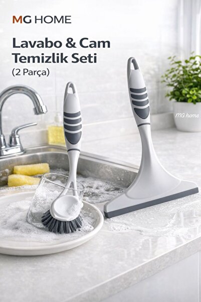 VENON 2 Parça ❤️ Mutfak Lavabo Temizlik Seti ❤️Çekçek Ve Lavabo Fırça Temizli...