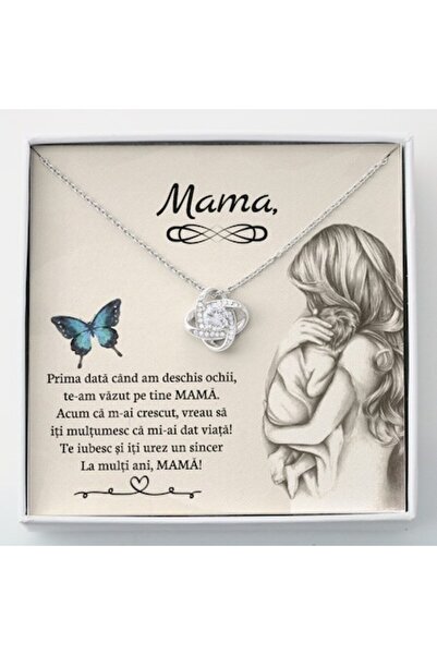Joystos Set cadou pentru Mama, JOYSTOS, Colier din argint 925 cu pandantiv no...