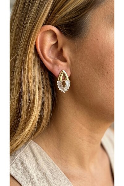 İNN JEWELLERY أقراط من الفولاذ 316L مقاومة للصدأ ومضادة للحساسية مع زركونيوم ...