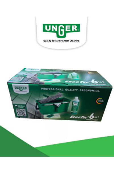 unger ErgoTec Cam Temizleme Seti 6'in1 35cm