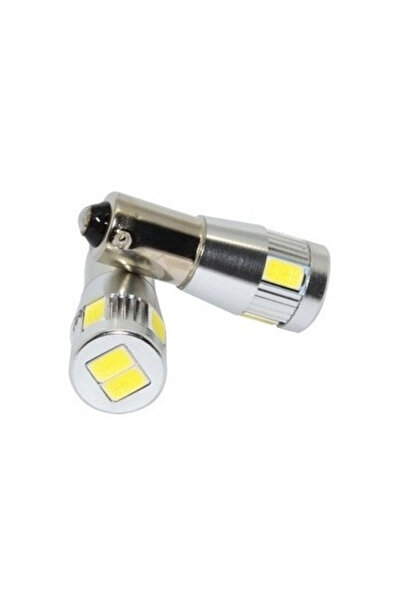 Xenon Bright Bec auto LED alb Canbus BA9S cu 6 SMD 5730, 12V