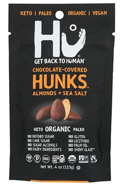 Nuts HU KITCHEN Chocolate Covered Almonds, 4 OZ