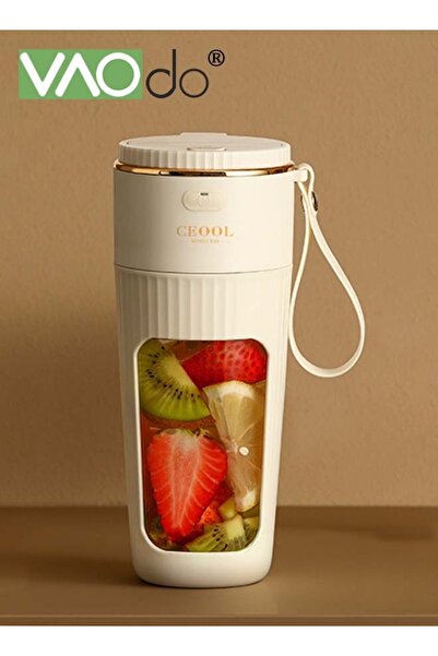 VAODO Portable Blender One-handed Drinking Mini Blender for Shakes and Smooth...