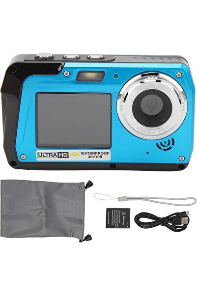 Generic Waterproof Digital Camera Underwater Cameras, 4K30FPS 56MP HD Video R...