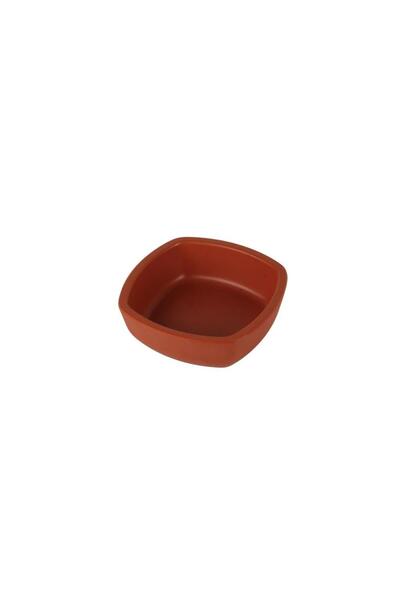 Globy Square Presentation Bowl Orange 14.8×14.8×5 cm