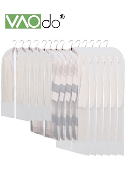 VAODO Clothes Dust Covers Large Medium and Small 3 Sizes Transparent Breathab...