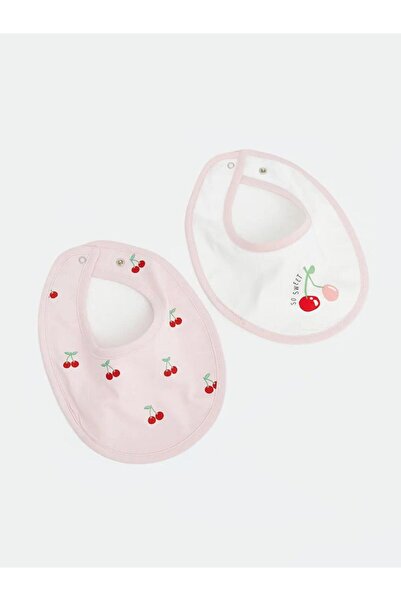 LC Waikiki Patterned Baby Girl Bib Set of 2 (S6)