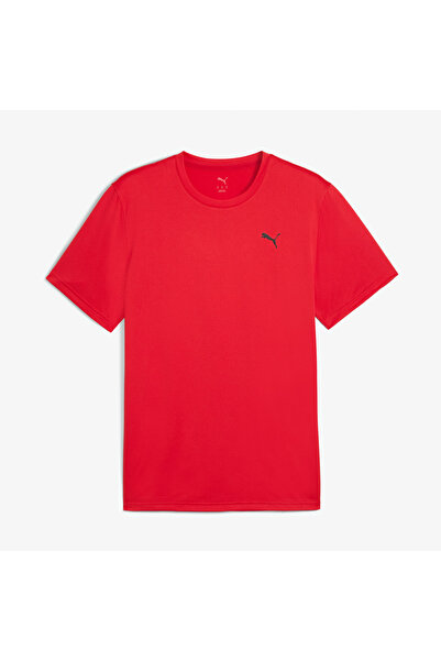 Puma Tad Ess Solid Cat Lc Erkek Kırmızı Antrenman T-Shirt