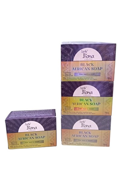 Lady Diana LD BLACK AFRICAN SOAP 100GM