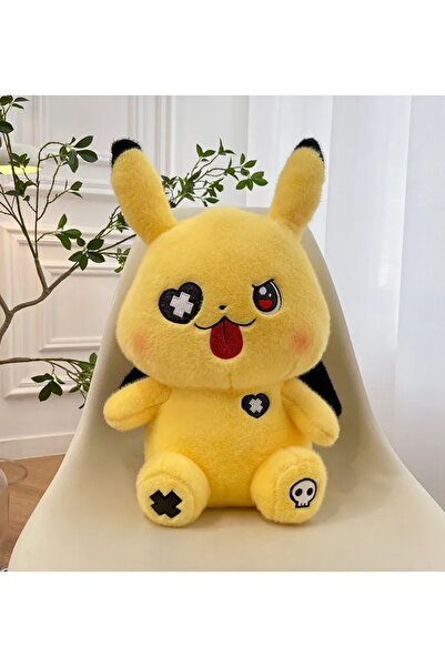 Takara Tomy لعبة بوكيمون بيكاتشو القماشية الناعمة مقاس 45 سم، دمية بوكيمون نا...