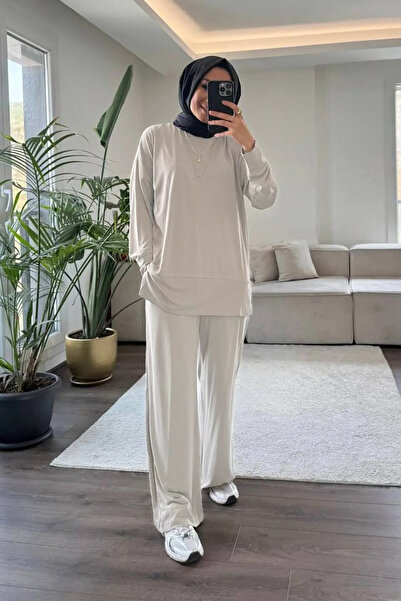 Suede Style 5715 - Stylish Comfortable Single Jersey Knitted Casual Women's Set