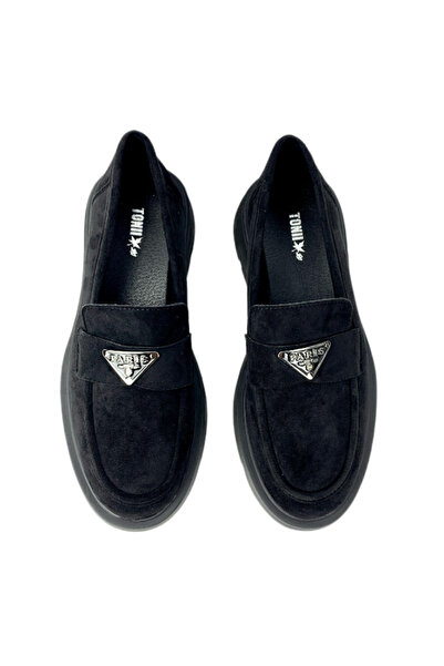 Tonii Ορθοπεδικά γυναικεία μοκασίνια, με ειδική αγκράφα, από οικολογικό σουέτ...