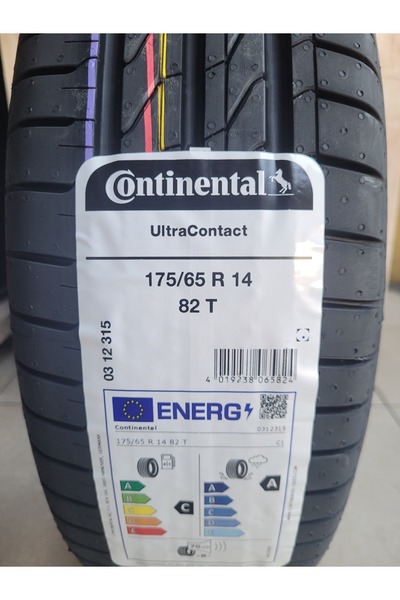 Continental 175/65R14 Ultra Contact 82T Set olarak (4 ADET) Yazlık A serisi 7...