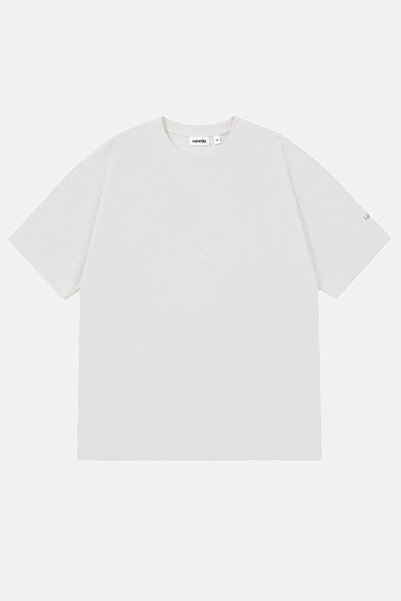 Vaneda Vany Erkek Regular Fit Bisiklet Yaka T-Shirt Beyaz