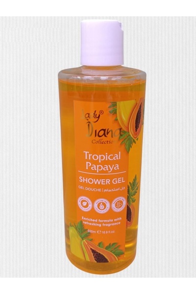 Lady Diana جل استحمام إل دي بالبابايا 500 مل