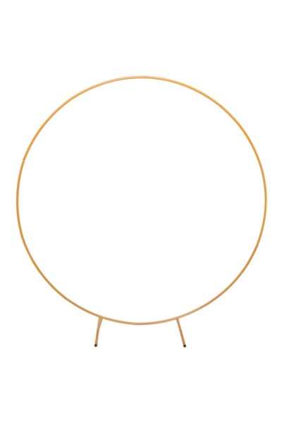 EFN Golden Metal Arch for Flowers and Balloons 2m