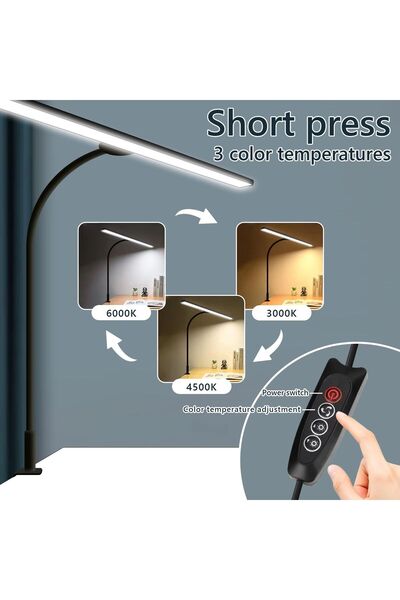 LOOPITYS LED Desk Lamp for Office Home - Eye-Caring Architect Task Lamp