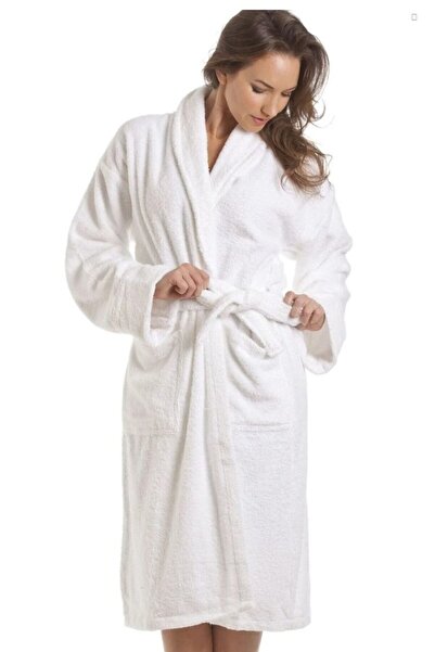 Nevresim Dünyası روب حمام واحد أبيض للجنسين