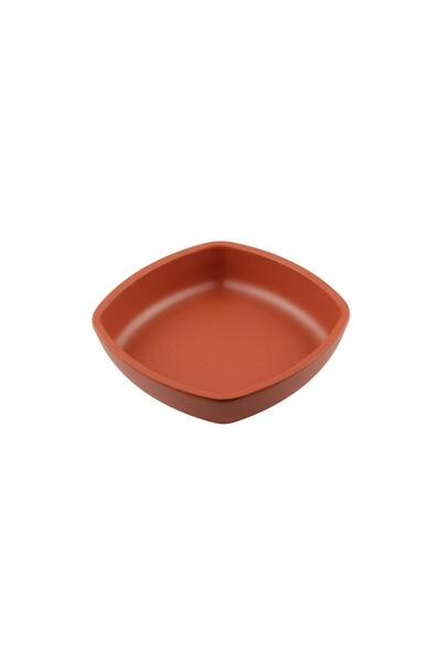 Globy Square Presentation Bowl Orange 24.5×24.5×6 cm