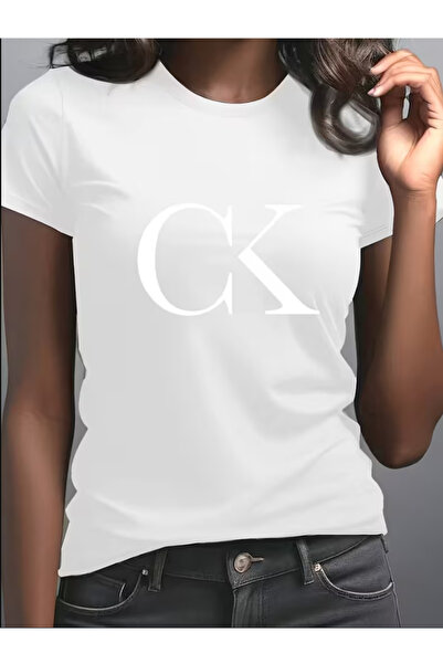 LİNA06 Graphic Print T-shirt, Short Sleeve Crew Neck Casual Top for Summer & ...