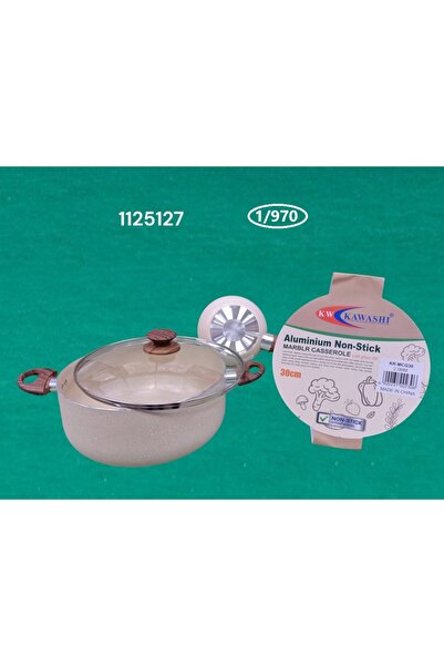 Kawashi KR-MCG30 CASSEROLE WIT GLASS LID 30X13CM