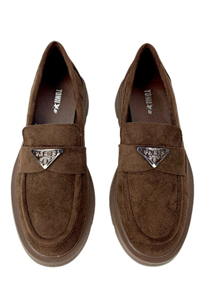 Tonii Ορθοπεδικά γυναικεία μοκασίνια, με ειδική αγκράφα, από οικολογικό σουέτ...