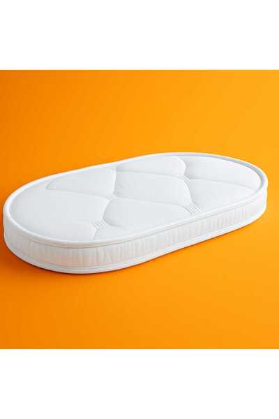 yagmureticaret oval bambu kumaş beşik yatağı 45*80*8