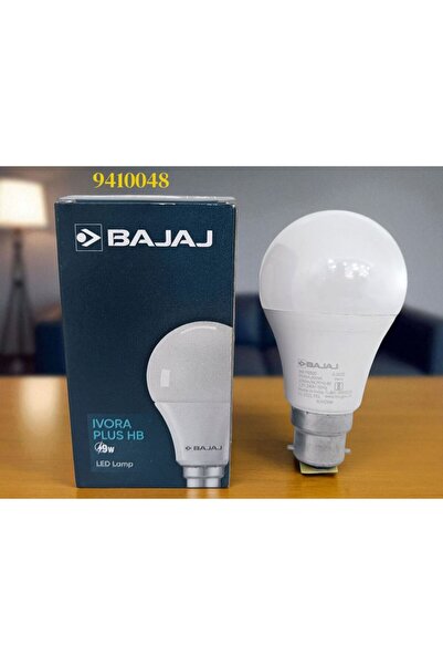 Bajaj مصباح LED 91402 IVORA PLUS HB بقوة 9 واط CDL E27