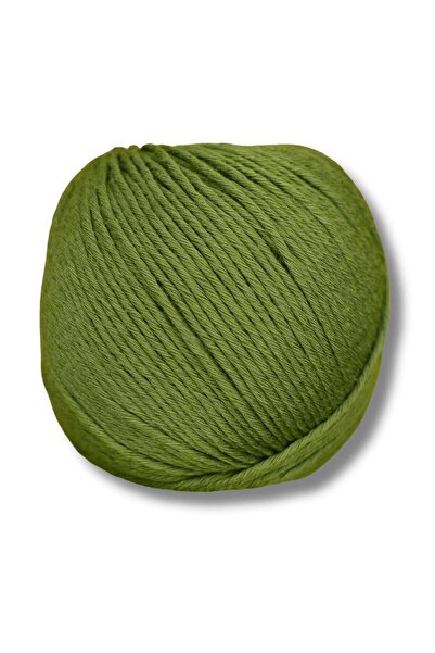 OrganicKid Organik Pamuk Amigurumi Punch 50 gr El Örgü İpi 760 Fıstık Yeşili (Dracena)