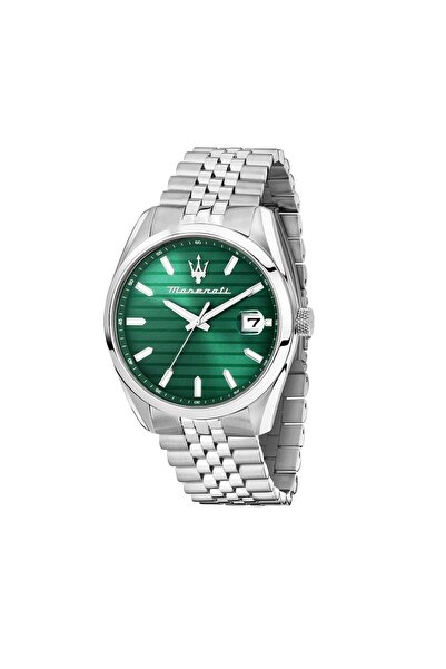 Maserati Ceas Attrazione, inox argintiu, cadran verde, carcasa 43mm, R8853151027