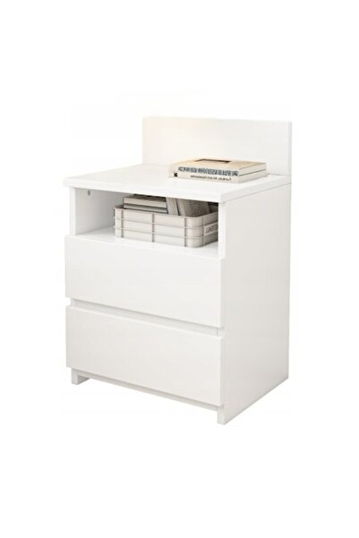 BADU Noptieră Loft - Design Modern cu 2 Sertare