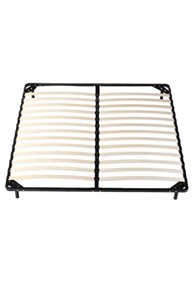 SERSIMO Cadru de pat metalic pliabil pentru pat de 180x200cm cu pistoane cu g...